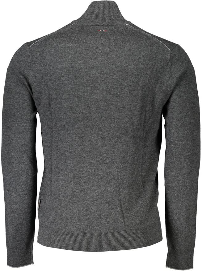 Napapijri Napapijri Grigio Tessuto Men Sweater Grijs