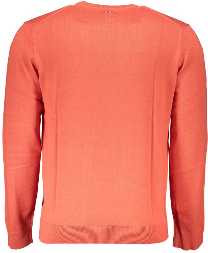 Napapijri Red Cotton Men Sweater Groen