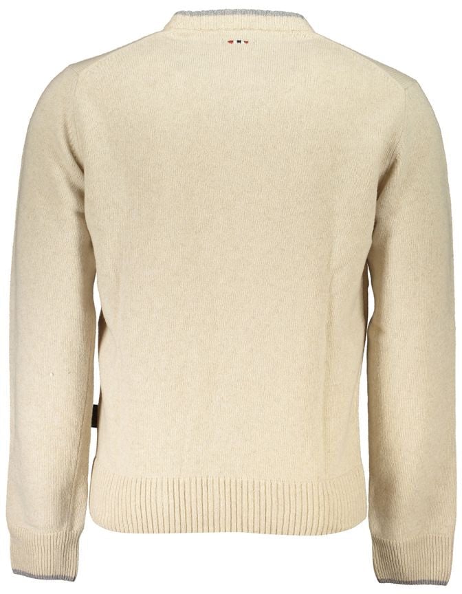 Napapijri Napapijri Beige Tessuto Men Sweater Beige