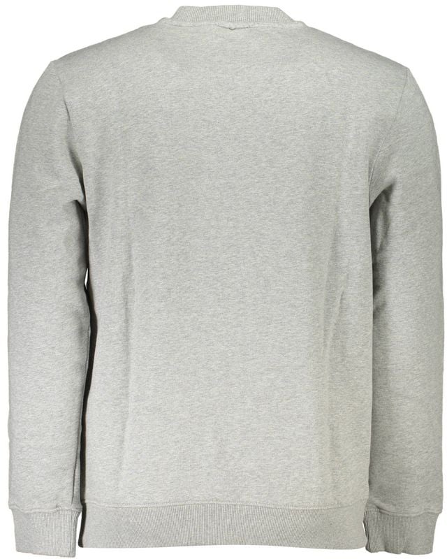 Napapijri Napapijri Grigio Cotton Men's Sweatshirt Grijs