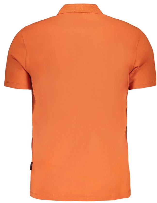 Napapijri Napapijri Arancione Cotton Men Polo Oranje