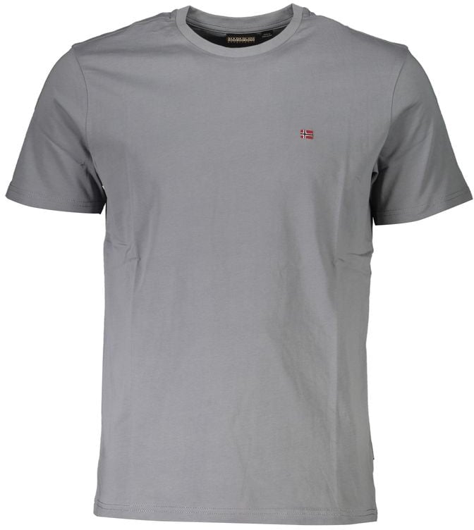 Napapijri Napapijri Brown Cotton Men T-Shirt Bruin