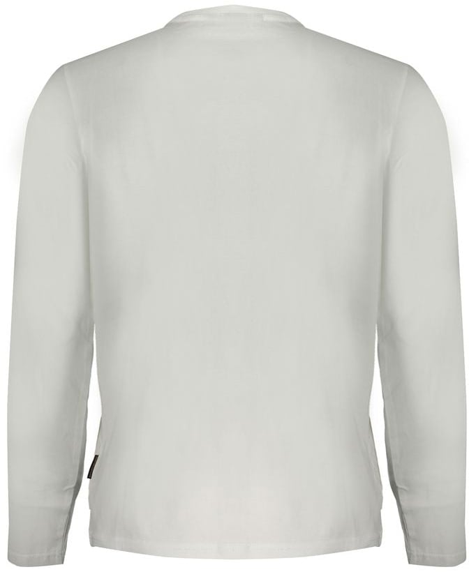 Napapijri Napapijri White Cotton Men T-Shirt Wit