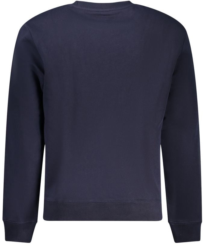 Napapijri Blue Cotton Men's Sweatshirt Blauw