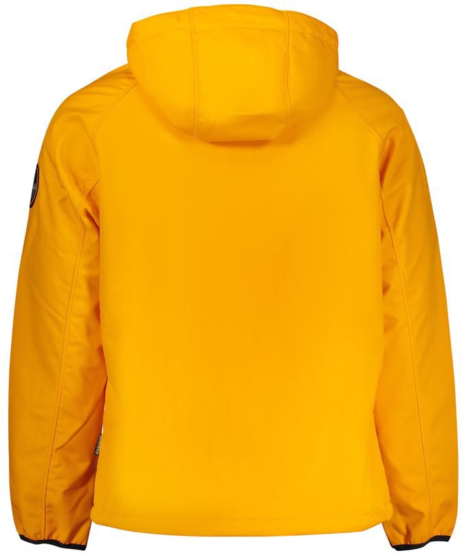 Napapijri Orange Recycled Polyester Men Jacket Oranje