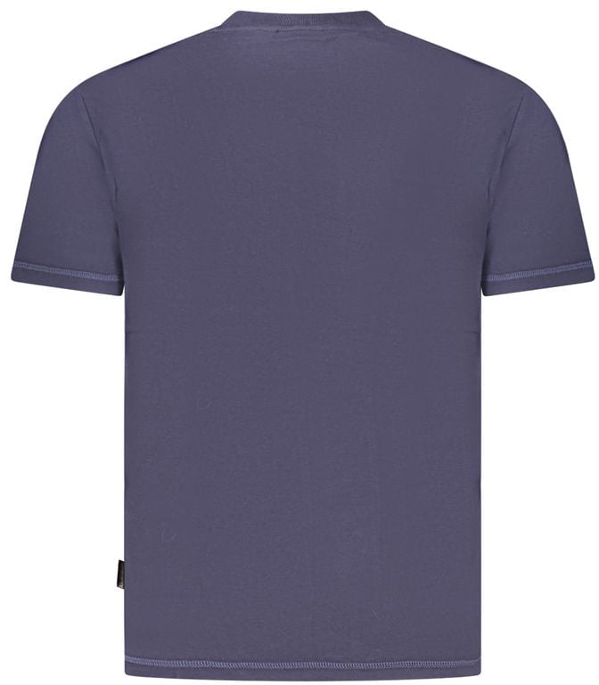 Napapijri Napapijri Blu Cotton Men T-Shirt Blauw
