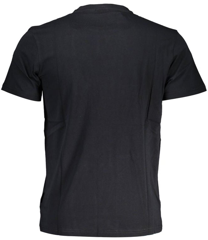 Napapijri Napapijri Black Cotton Men's T-Shirt Zwart