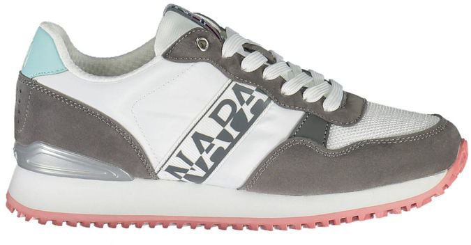 Napapijri White Polyester Women Sneaker Wit