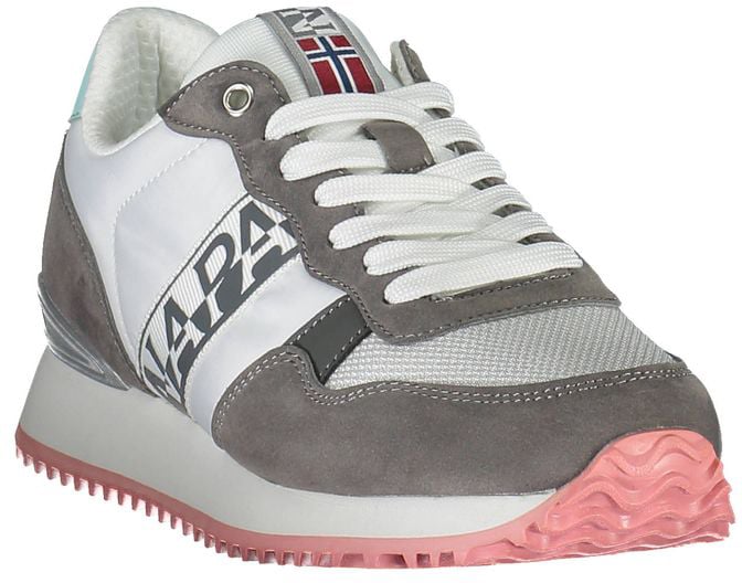 Napapijri White Polyester Women Sneaker Wit