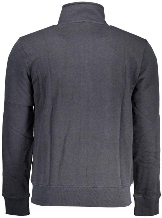 Napapijri Black Cotton Men's Sweatshirt Zwart