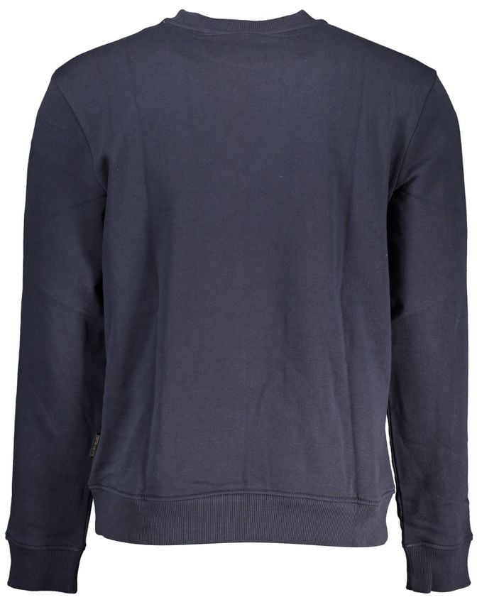 Napapijri Napapijri Blu Cotton Men Sweatshirt Blauw