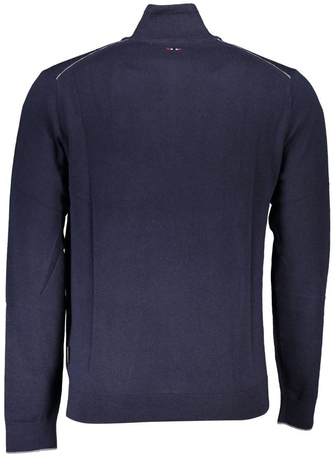 Napapijri Blu Tessuto Mens Sweater Blauw