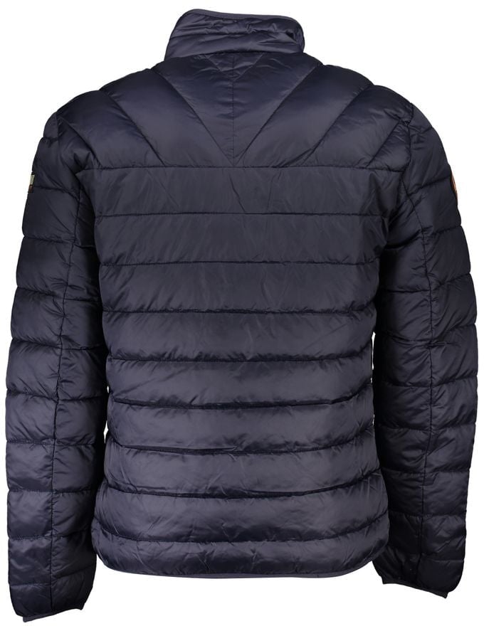 Napapijri Blue Polyamide Men's Jacket Blauw