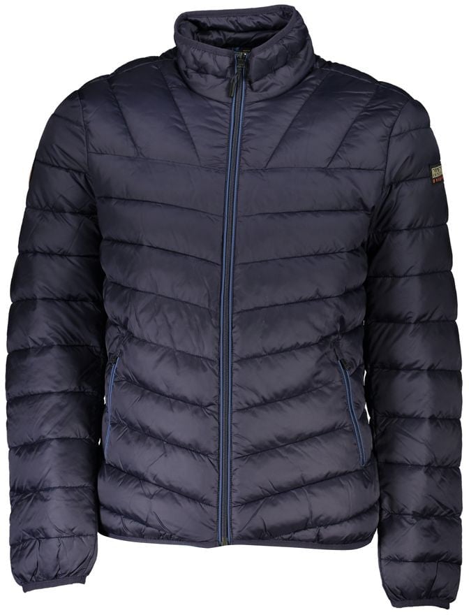 Napapijri Napapijri Blue Polyamide Men's Jacket Blauw