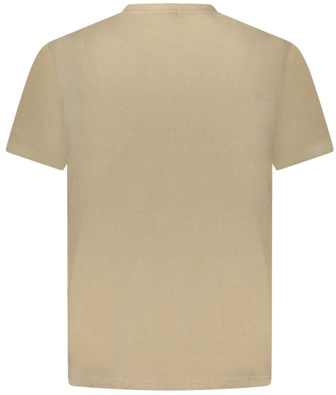 Napapijri Marrone Cotton Mens T-Shirt Bruin