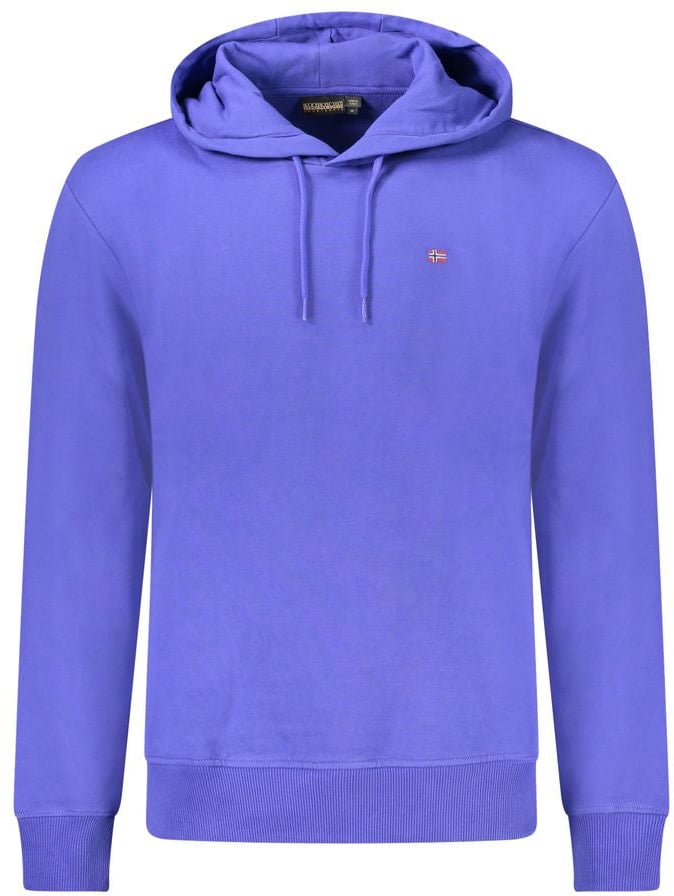 Napapijri Napapijri Blue Cotton Mens Sweatshirt Blauw