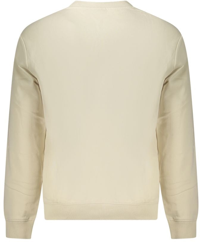 Napapijri Beige Cotton Men Sweatshirt Beige