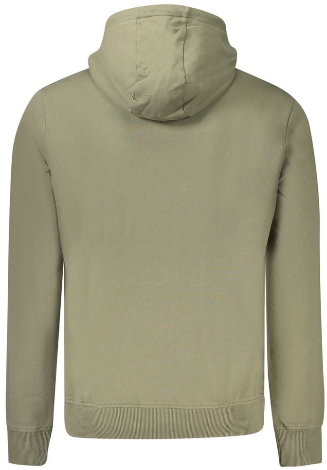 Napapijri Verde Cotton Mens Sweatshirt Groen