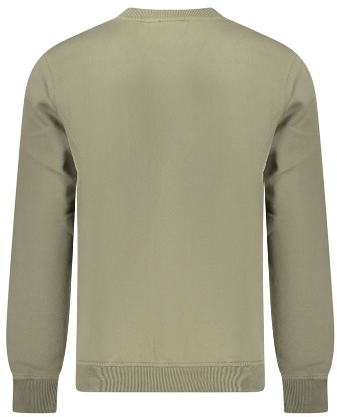 Napapijri Verde Cotton Men's Sweatshirt Groen
