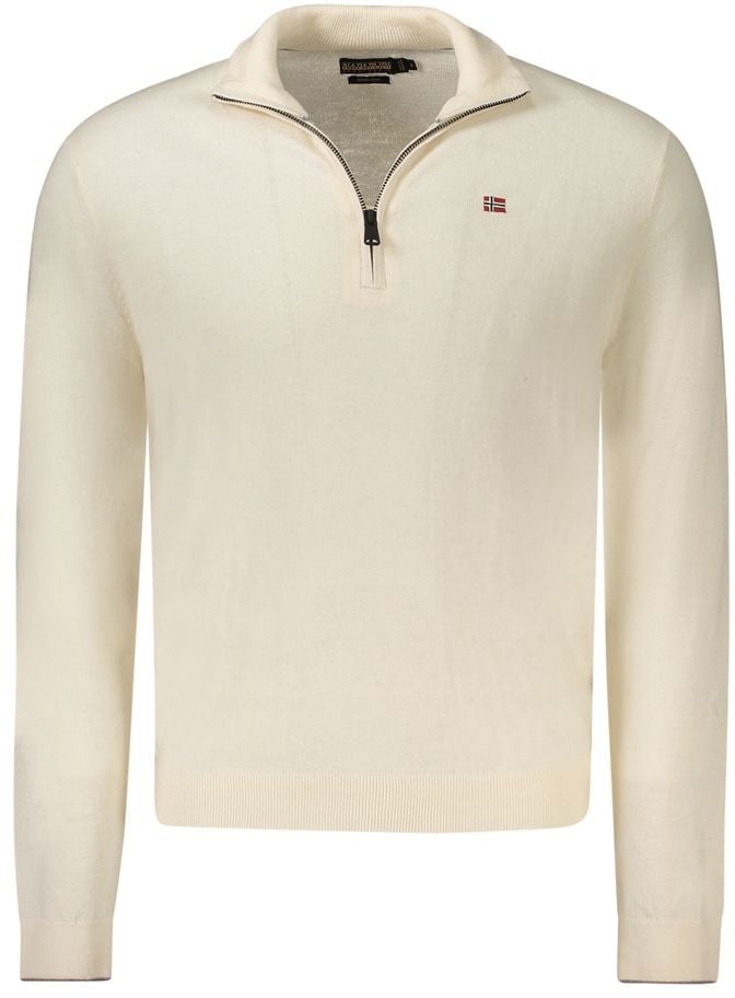 Napapijri Bianco Lana Men Sweater Wit