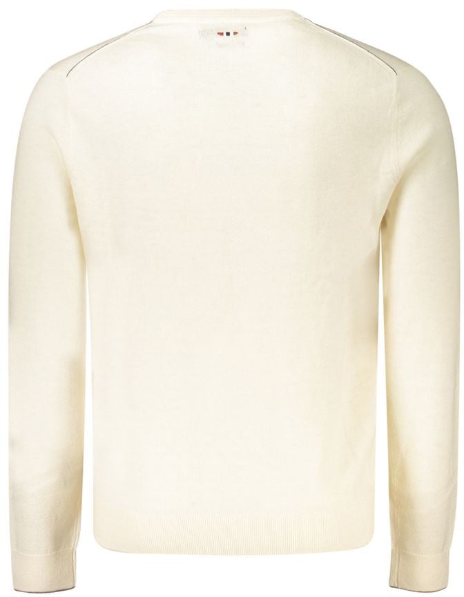 Napapijri Napapijri Bianco Lana Men Sweater Wit
