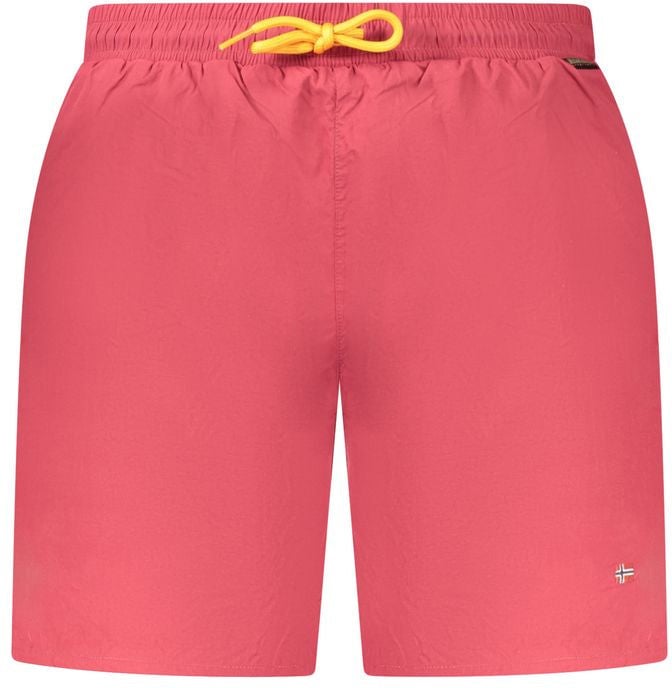 Napapijri Rosso Poliammide Men's Swim Boxer Rood