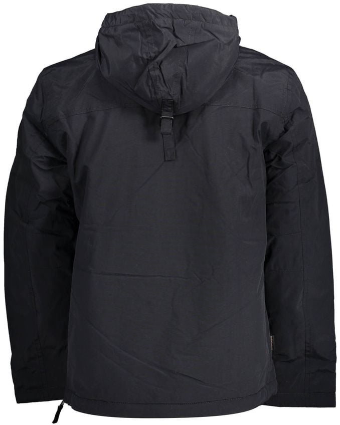 Napapijri Napapijri Black Polyamide Men's Jacket Zwart