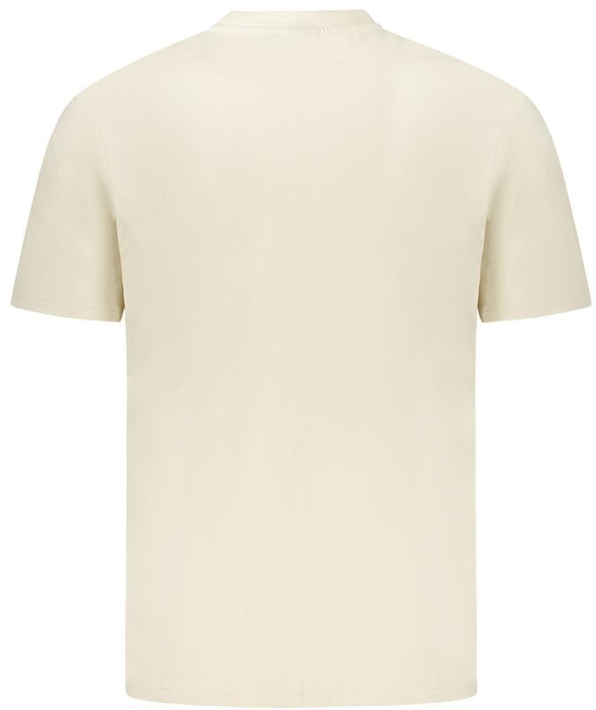 Napapijri Napapijri Beige Cotton Men T-Shirt Beige