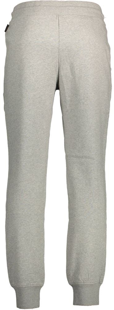 Napapijri Gray Cotton Men's Sweatpants Grijs