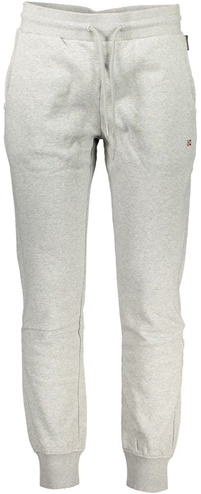 Napapijri Gray Cotton Men's Sweatpants Grijs