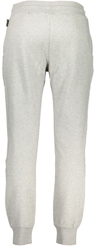 Napapijri Gray Cotton Men's Sweatpants Grijs