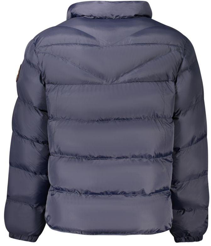 Napapijri Blu Poliammide Men's Jacket Blauw