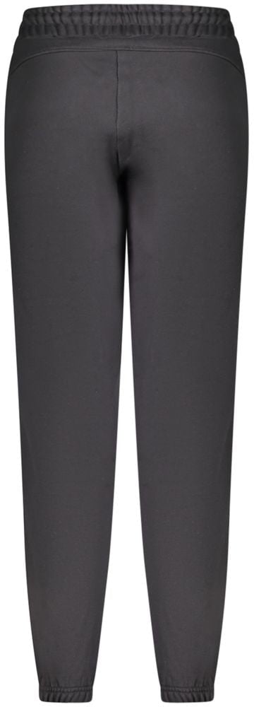 Napapijri Black Cotton Women's Sport Trouser Zwart