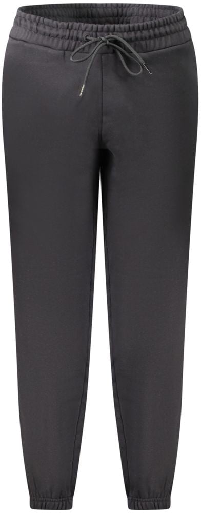 Napapijri Black Cotton Women's Sport Trouser Zwart