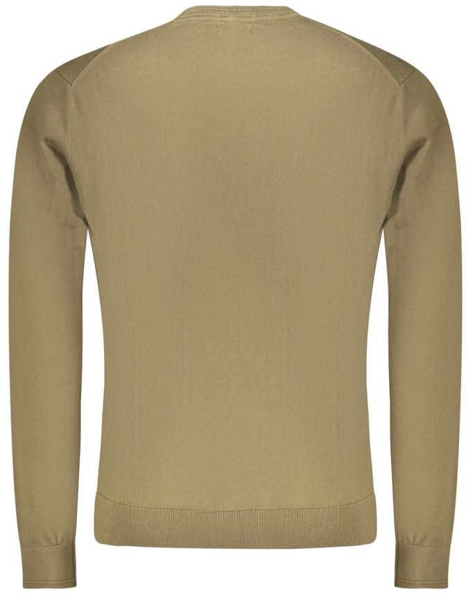 Napapijri Verde Cotton Men's Long-Sleeve Shirt Groen