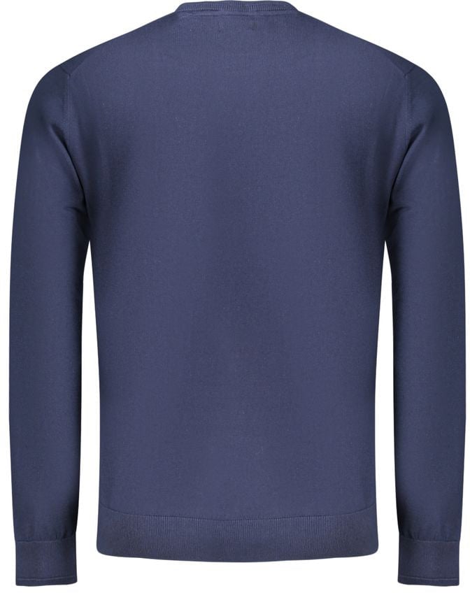 Napapijri Blue Cotton Men's Shirt Blauw