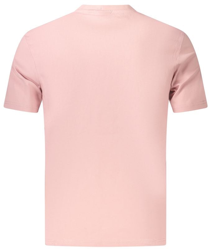 Napapijri Rosa Organic Cotton Men T-Shirt Roze