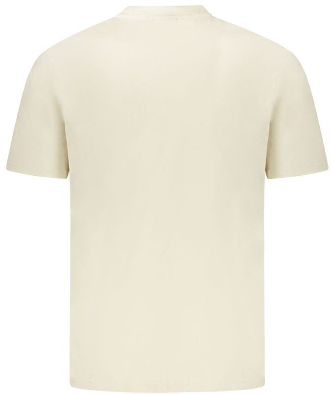 Napapijri Napapijri Beige Cotton Men T-Shirt Beige