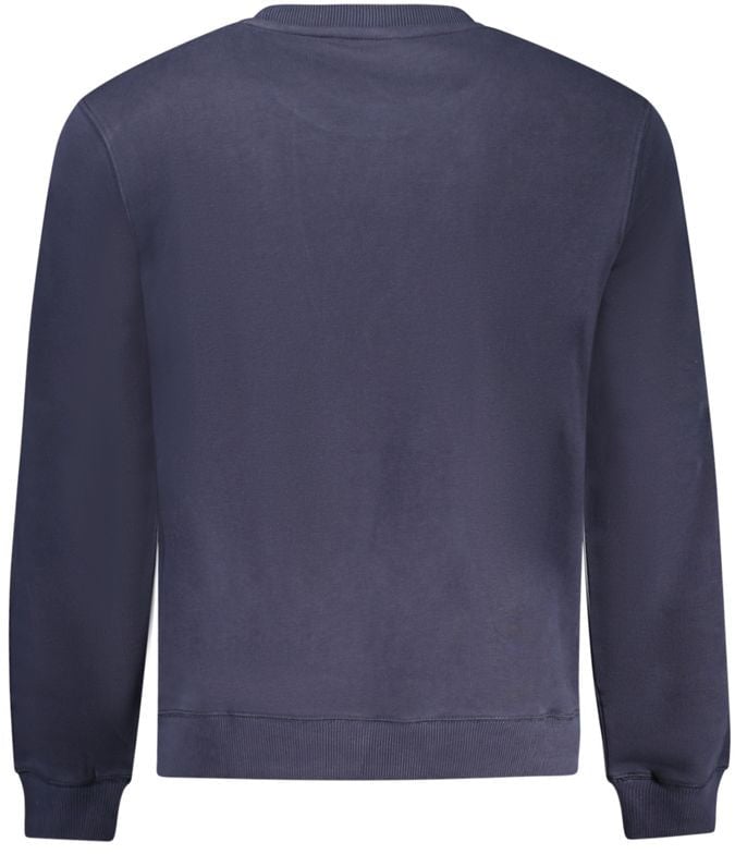 Napapijri Napapijri Blue Cotton Men Sweatshirt Blauw