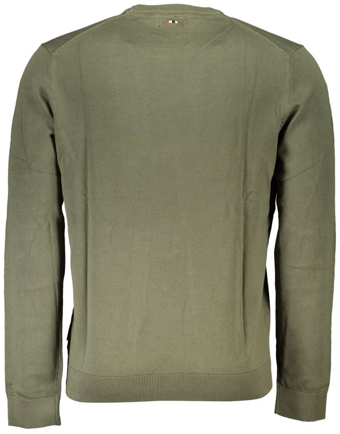 Napapijri Napapijri Verde Cotton Men Sweater Groen
