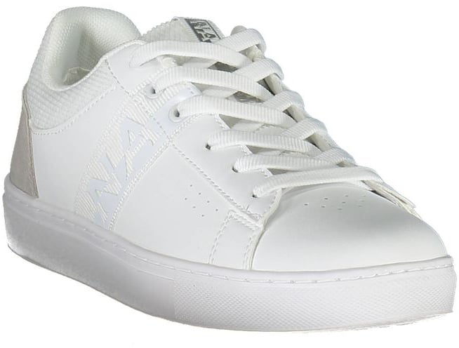 Napapijri Bianco Leather Women Sneaker Wit
