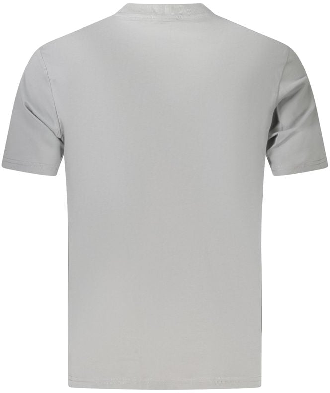 Napapijri Napapijri Grigio Cotton Men T-Shirt Grijs