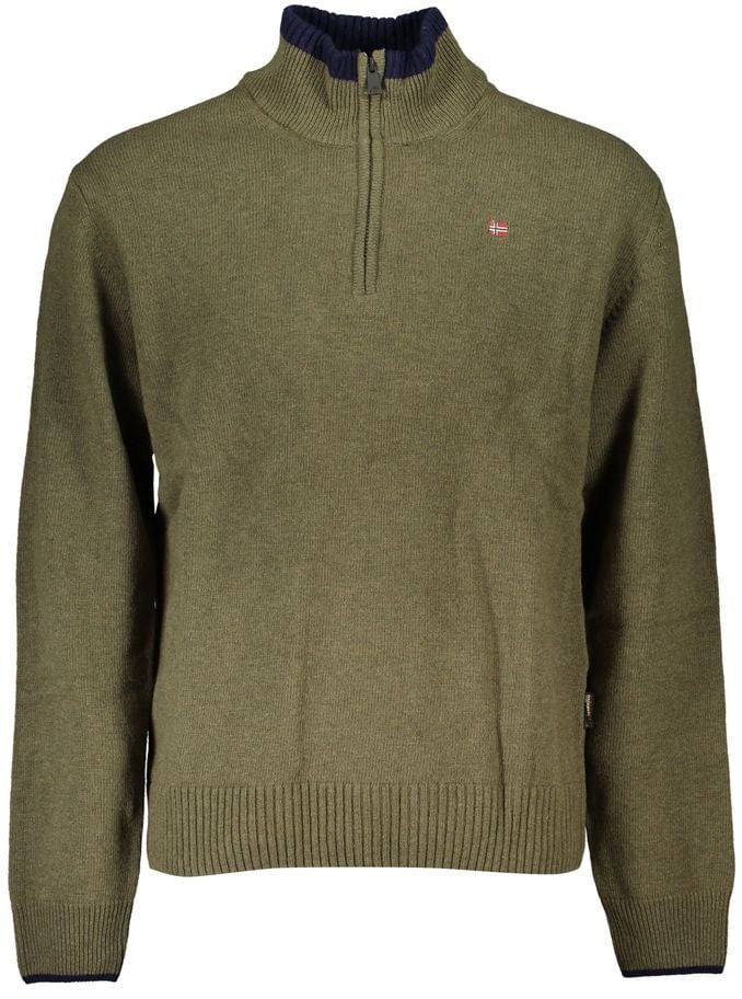 Napapijri Napapijri Verde Tessuto Men Sweater Groen