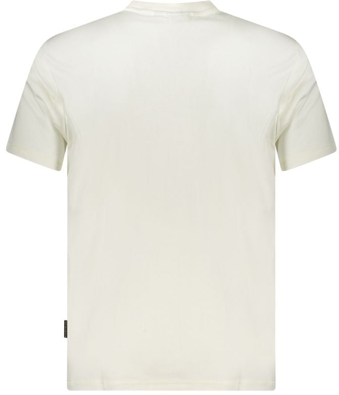 Napapijri Napapijri White Cotton Men's T-Shirt Wit