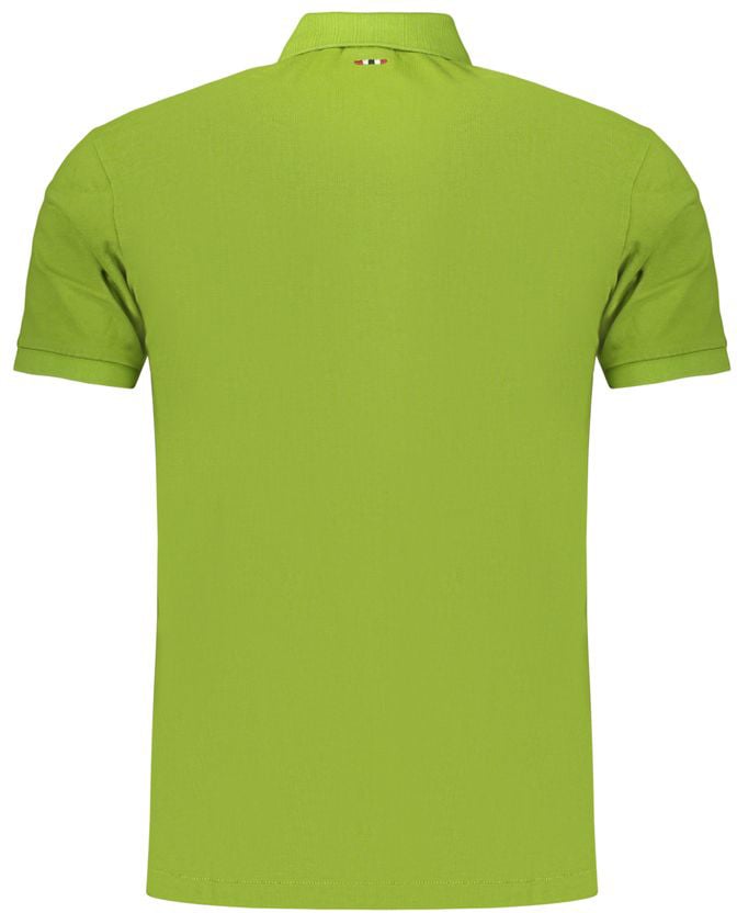 Napapijri Verde Cotton Men's Polo Groen