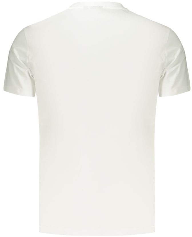 Napapijri White Cotton Men's T-Shirt Wit