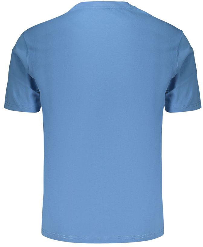 Napapijri Napapijri Azzurro Cotton Men's T-Shirt Blauw