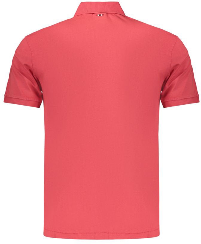 Napapijri Rosso Cotton Men's Polo Rood