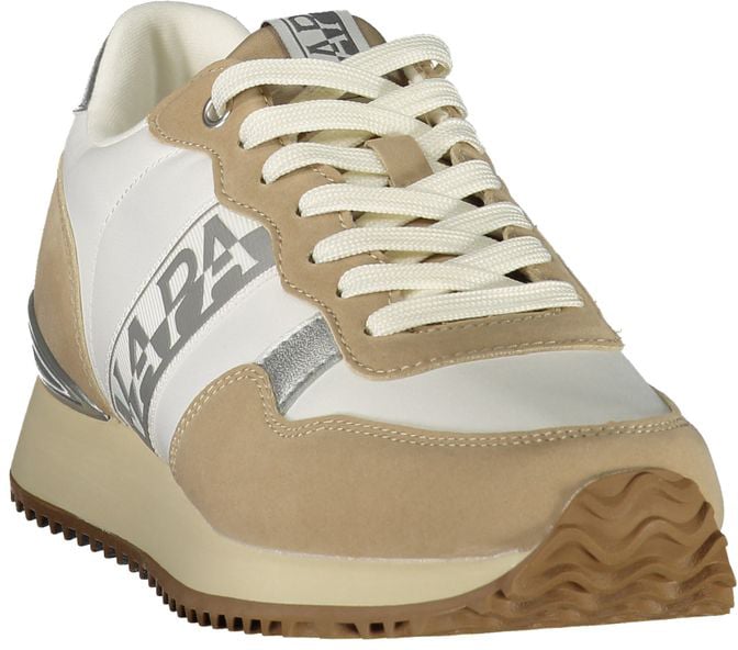 Napapijri Bianco Polyester Women's Sneakers Blauw