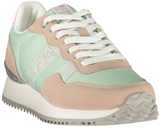 Napapijri Verde Polyester Womens Sneaker Groen